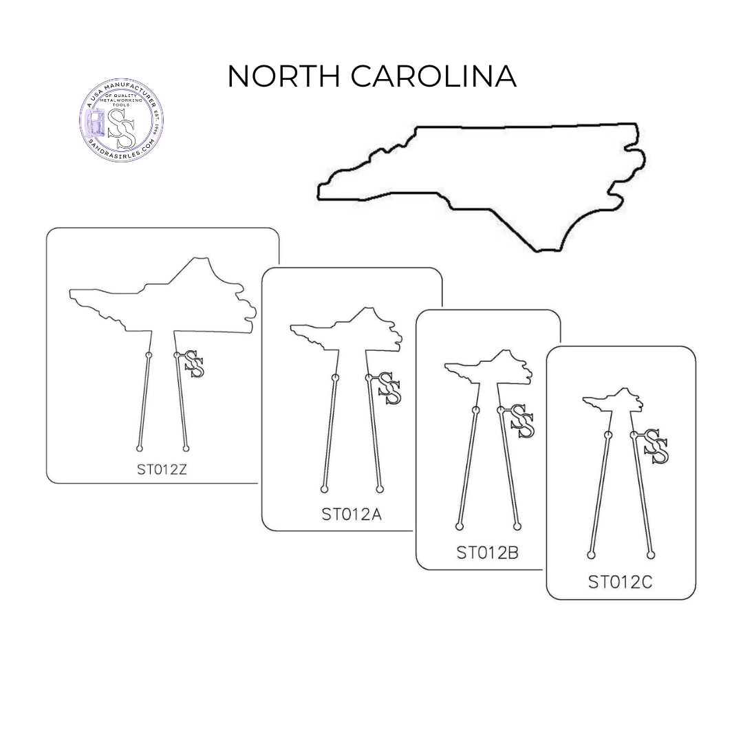 PANCAKE DIE ST012 STATE NORTH CAROLINA